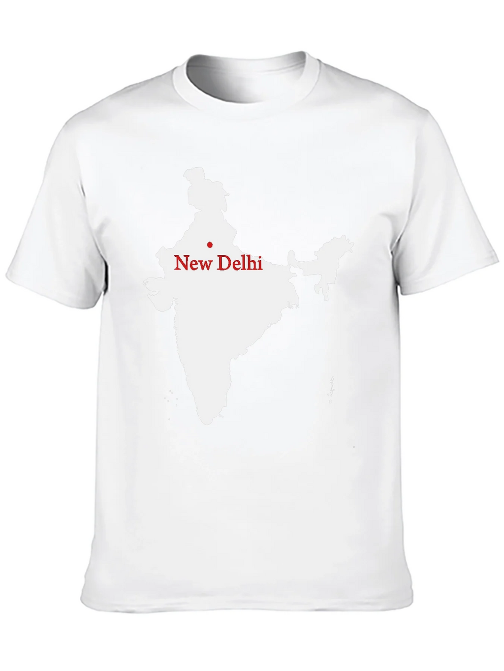 India Map T-Shirt - New Delhi Graphic Tee product image 9