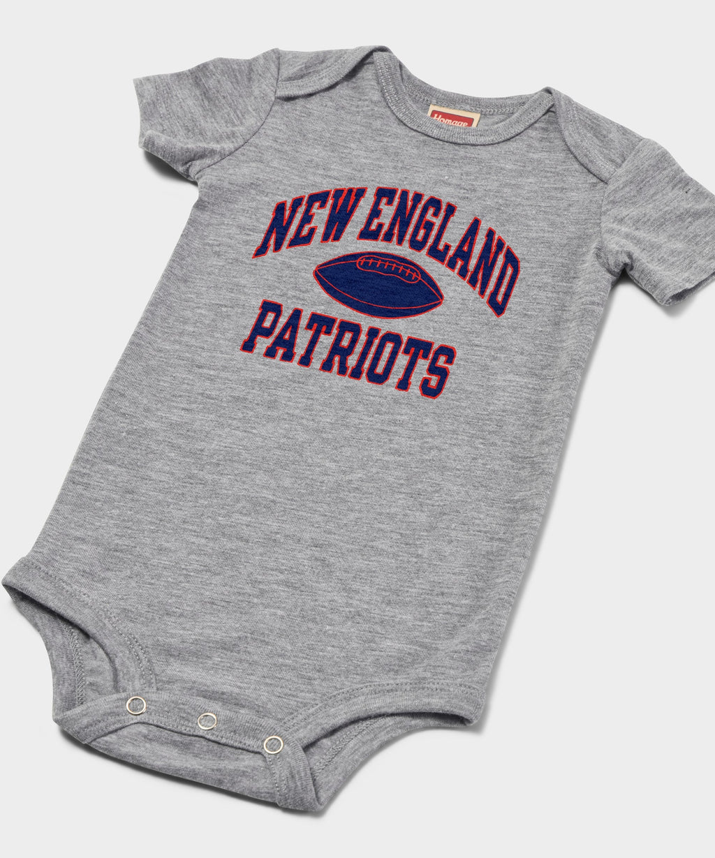 New England Patriots Gridiron Baby One Piece