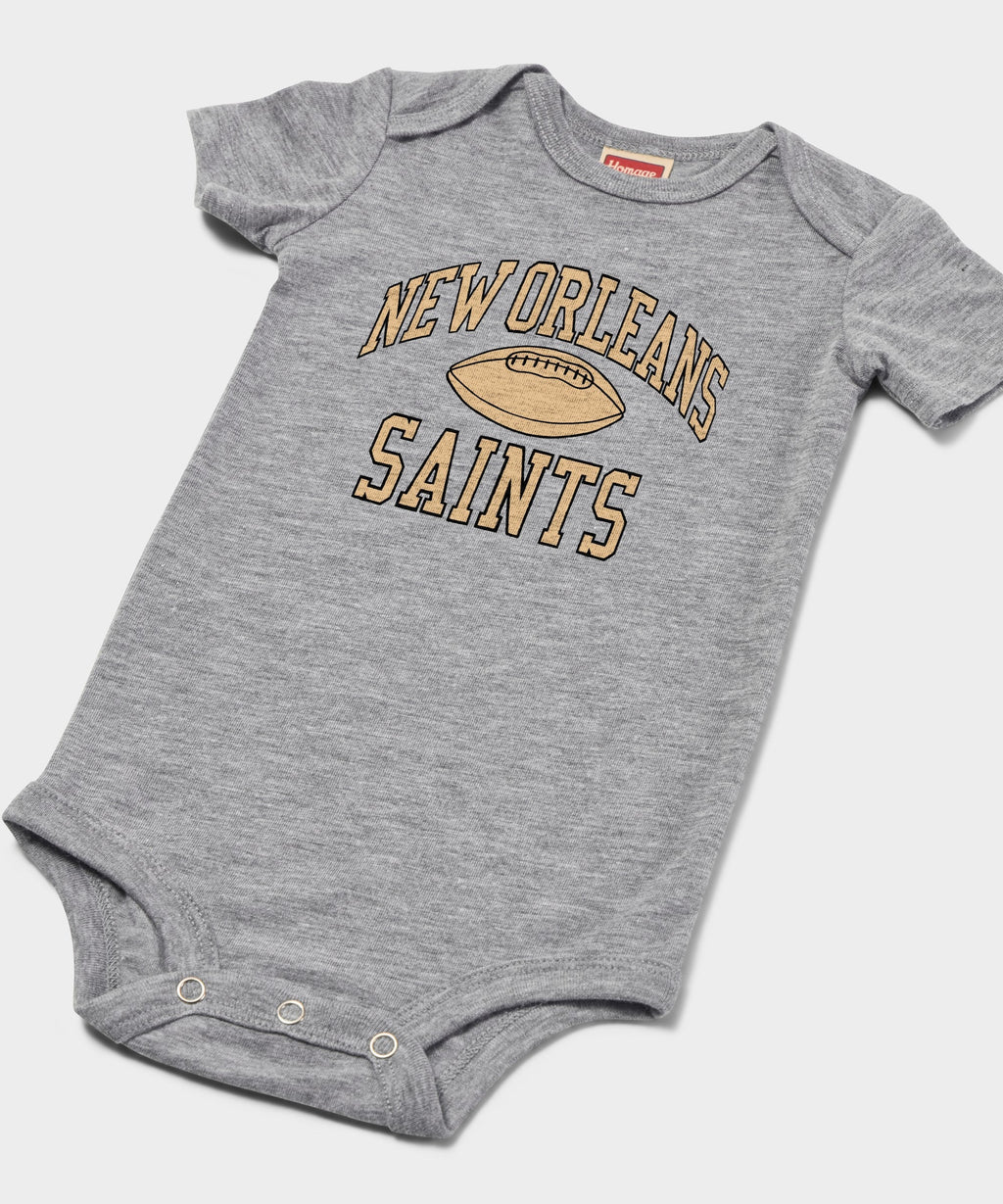 New Orleans Saints Gridiron Baby One Piece
