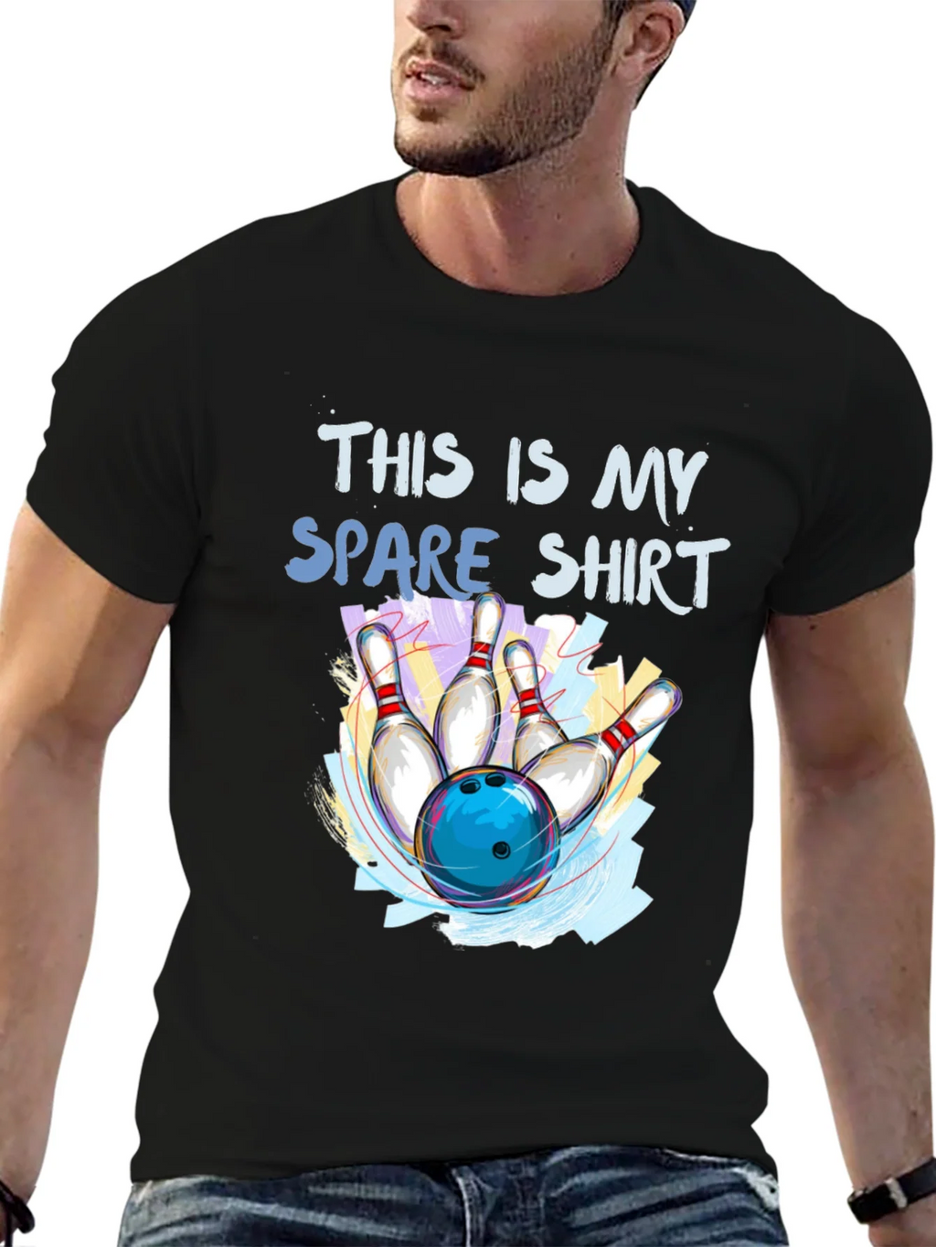 This is My Spare Shirt - Bowling T-Shirt product image 5