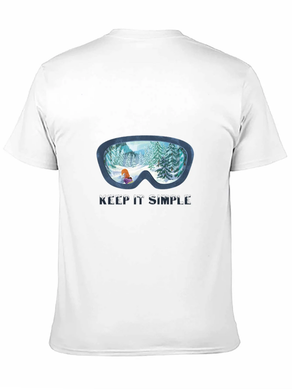 Keep It Simple Winter Ski Goggles T-Shirt product image 10