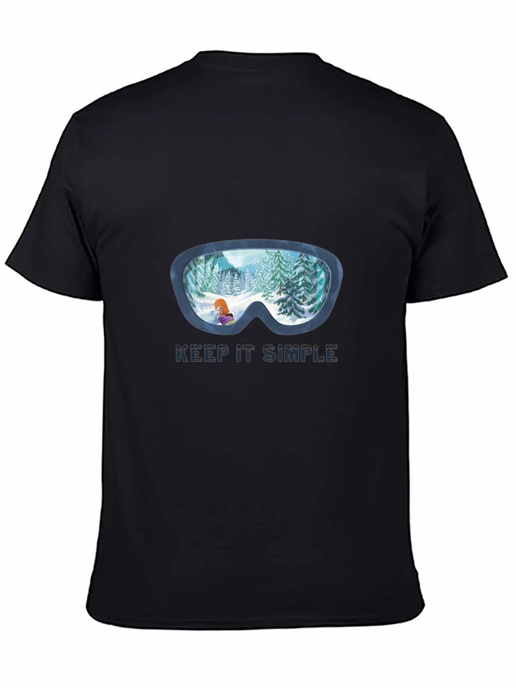 Keep It Simple Winter Ski Goggles T-Shirt product image 4