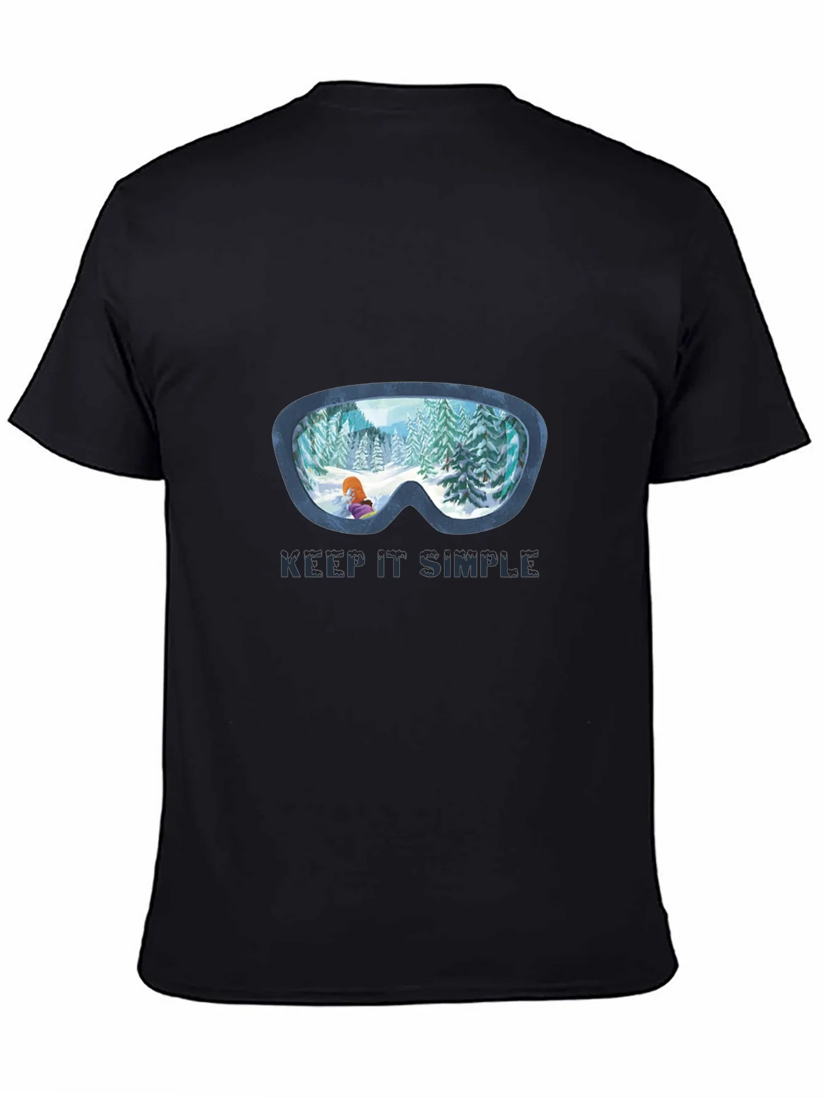 Keep It Simple Winter Ski Goggles T-Shirt product image 4