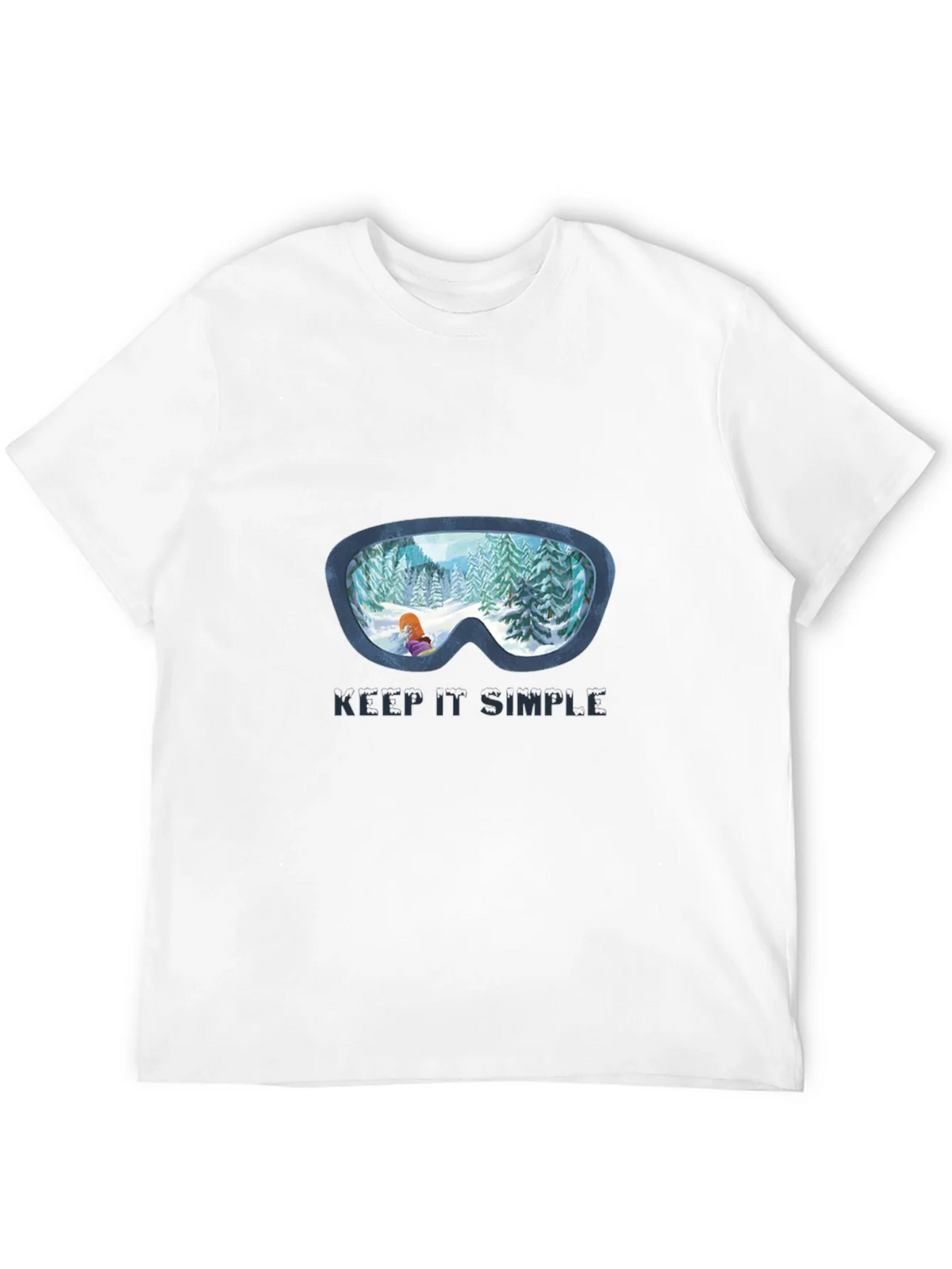 Keep It Simple Winter Ski Goggles T-Shirt product image 11