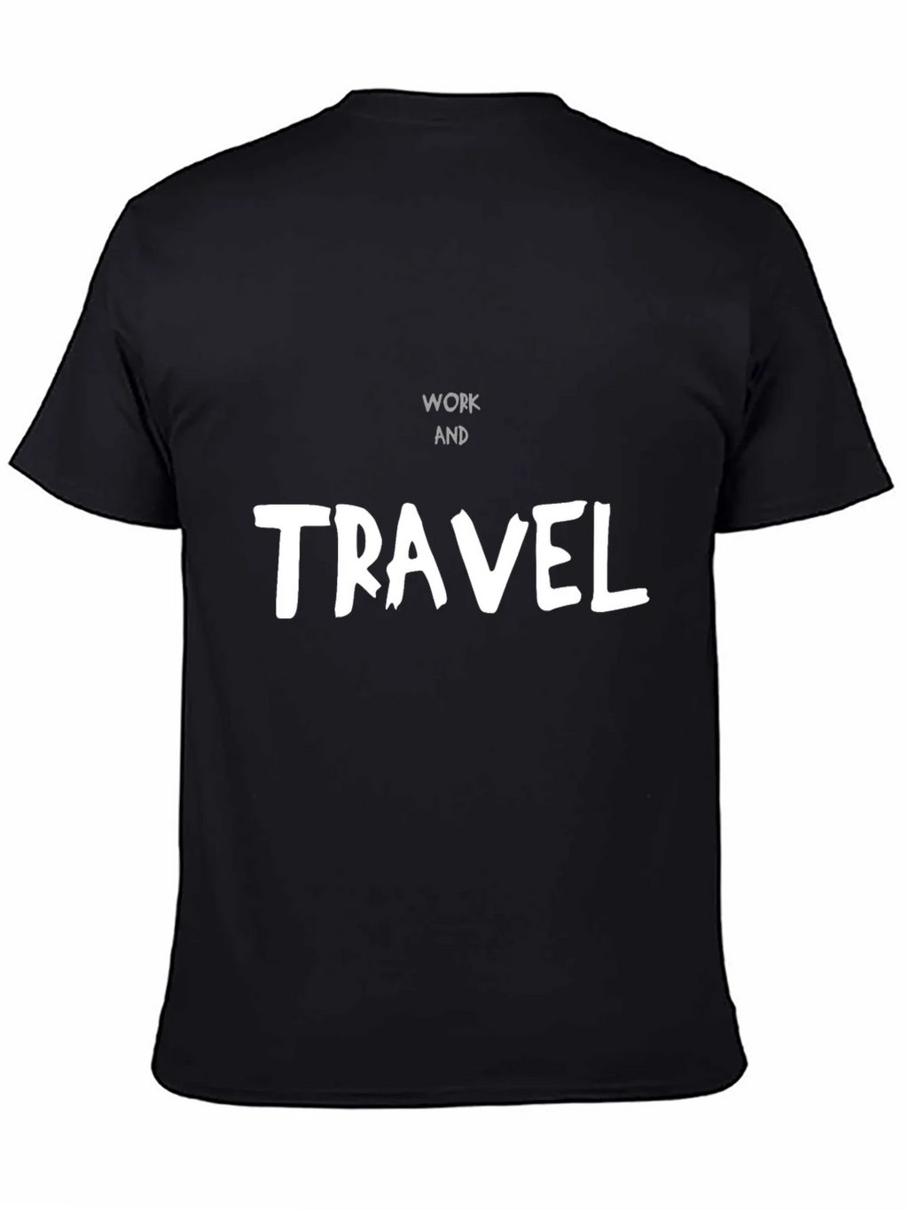 Work and Travel Black Graphic Tee product image 4
