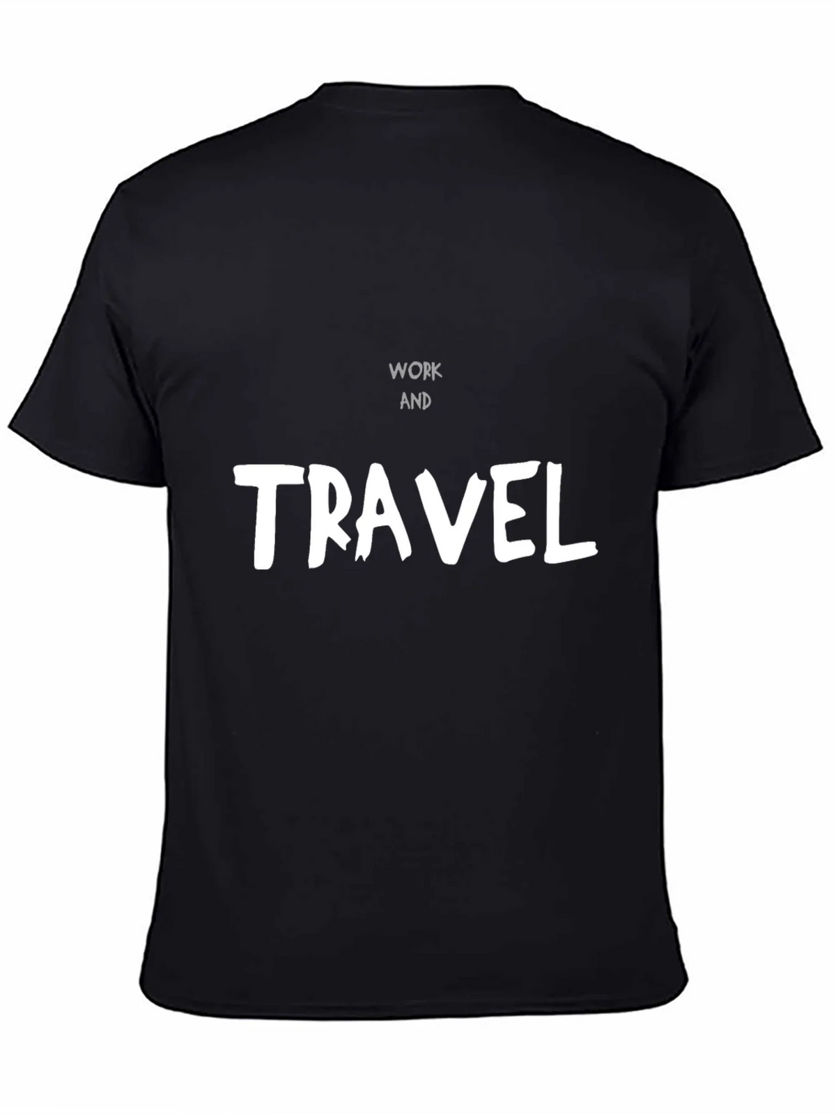 Work and Travel Black Graphic Tee product image 4