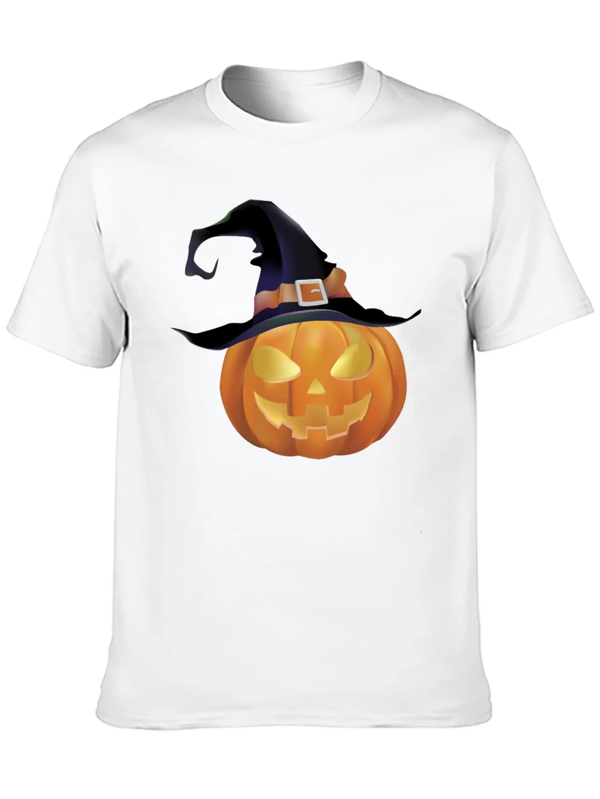 Halloween Pumpkin Witch Hat T-Shirt