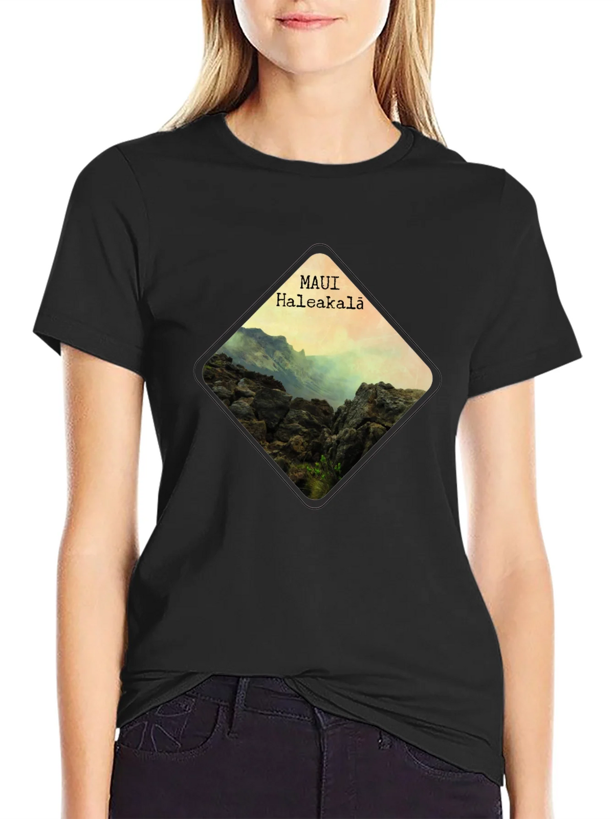 Maui Haleakala Diamond Graphic T-Shirt product image 2