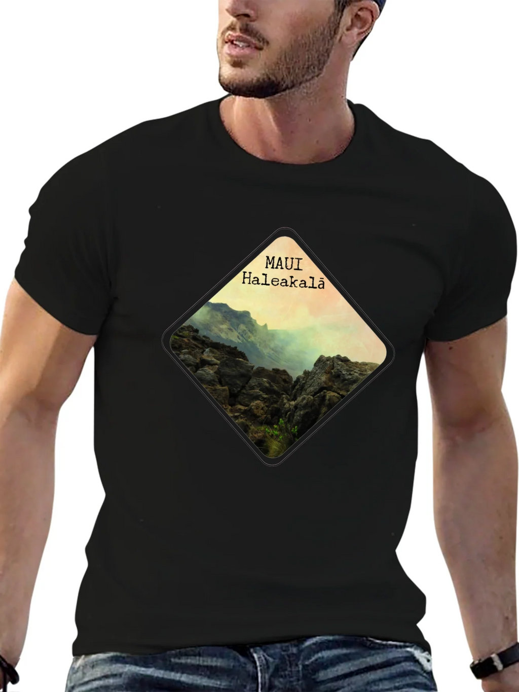 Maui Haleakala Diamond Graphic T-Shirt product image 6