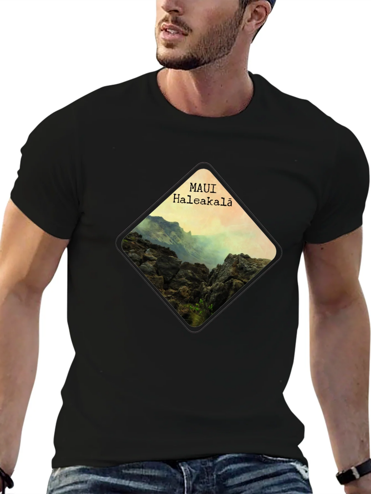 Maui Haleakala Diamond Graphic T-Shirt product image 6