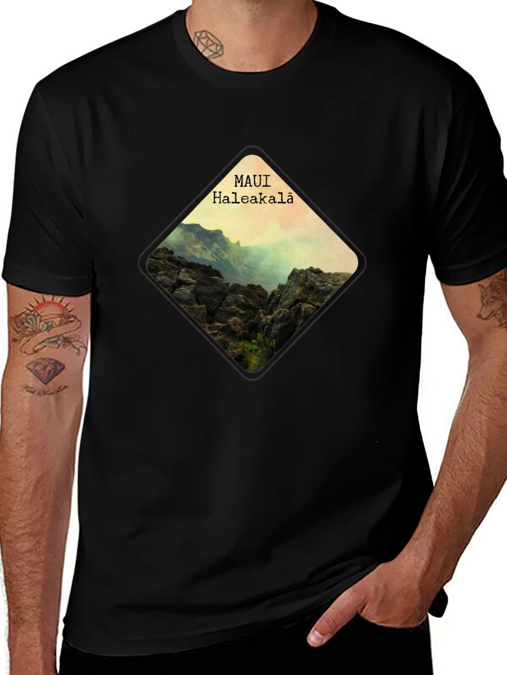 Maui Haleakala Diamond Graphic T-Shirt product image 1