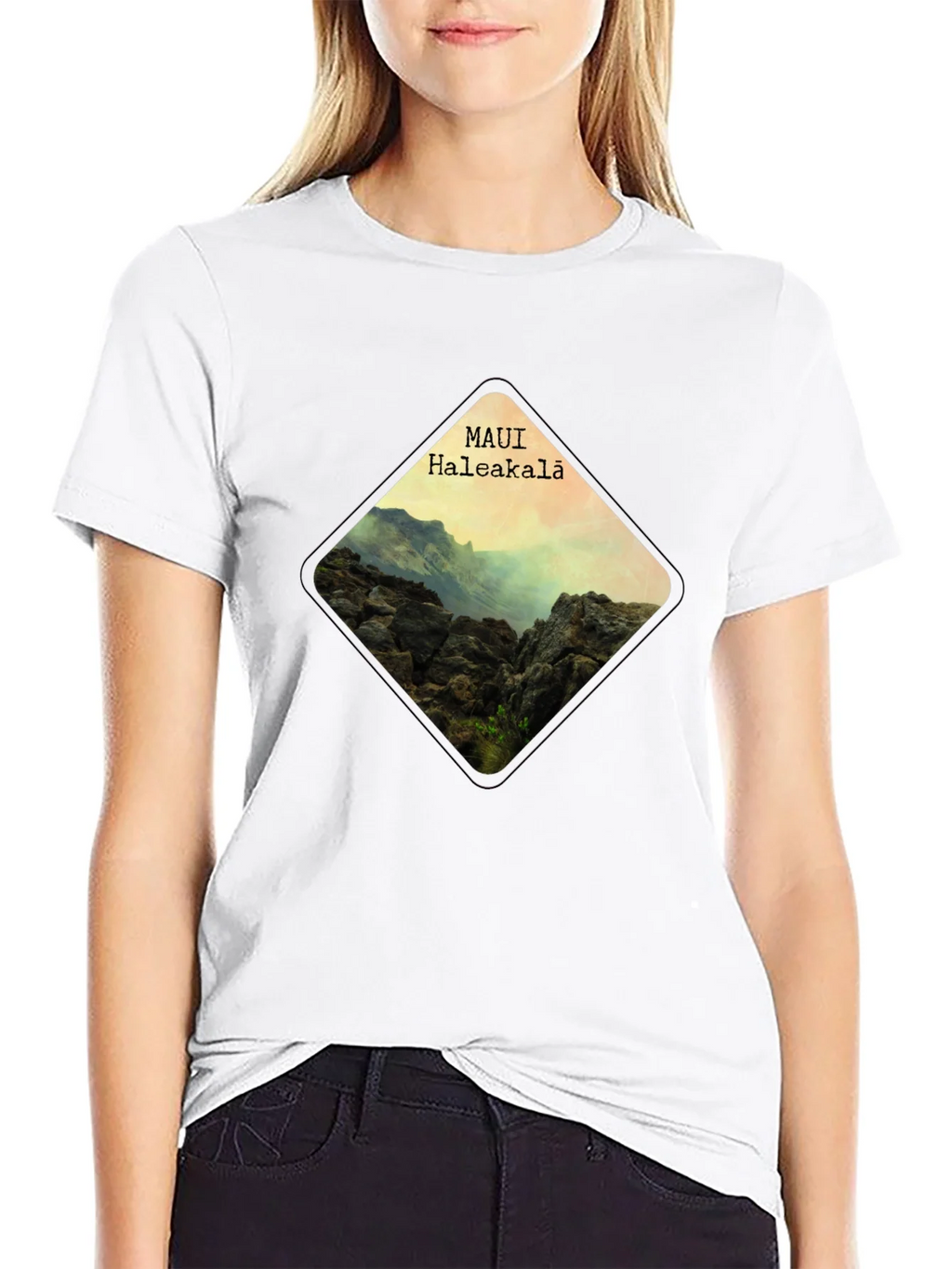 Maui Haleakala Diamond Graphic T-Shirt product image 8