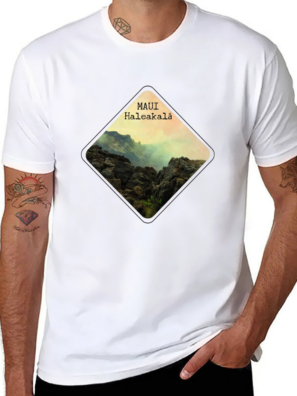 Maui Haleakala Diamond Graphic T-Shirt product image 7