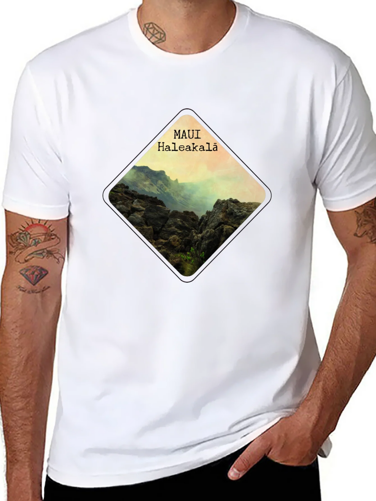 Maui Haleakala Diamond Graphic T-Shirt product image 7