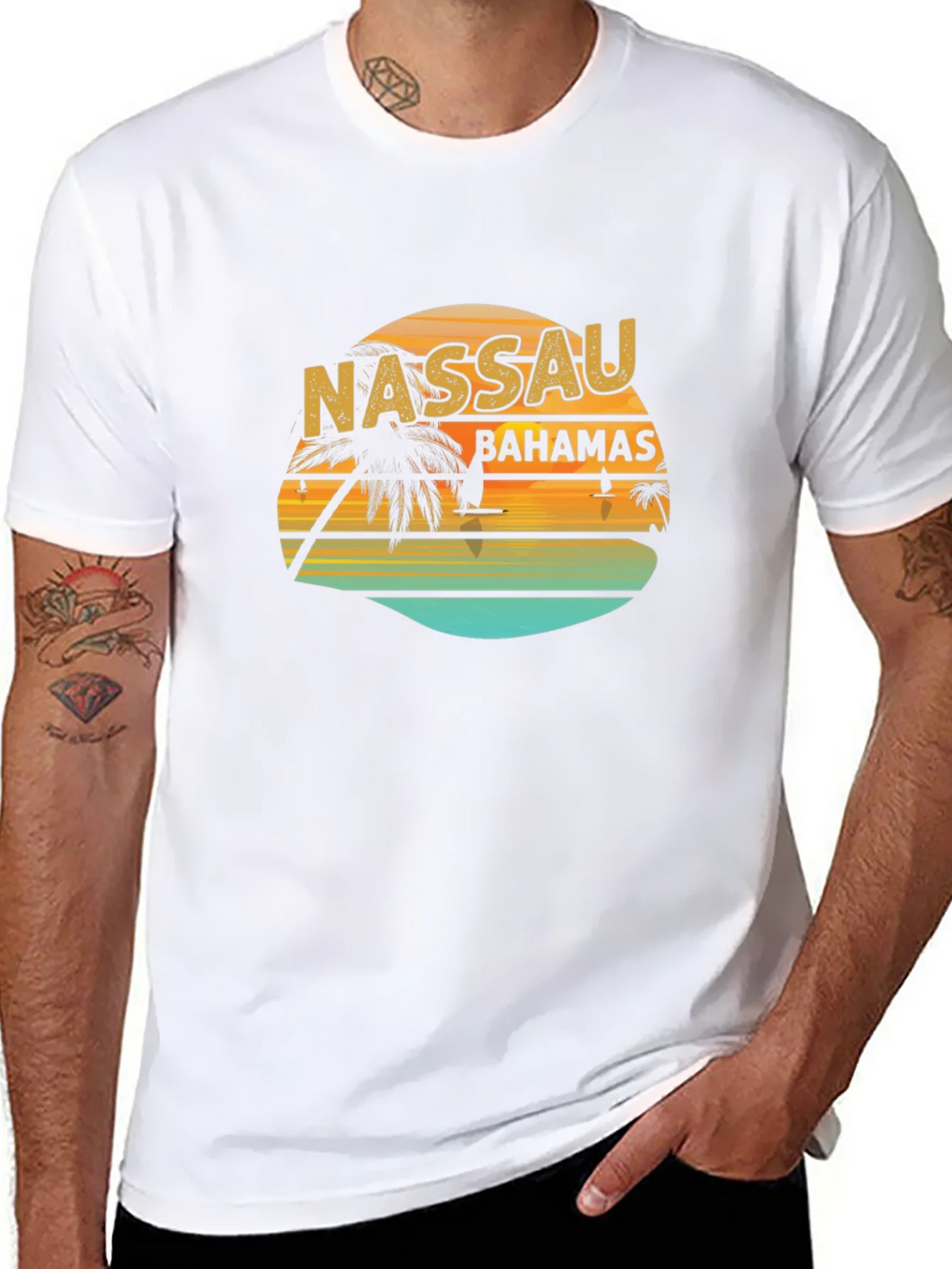 Nassau Bahamas Graphic T-Shirt product image 6