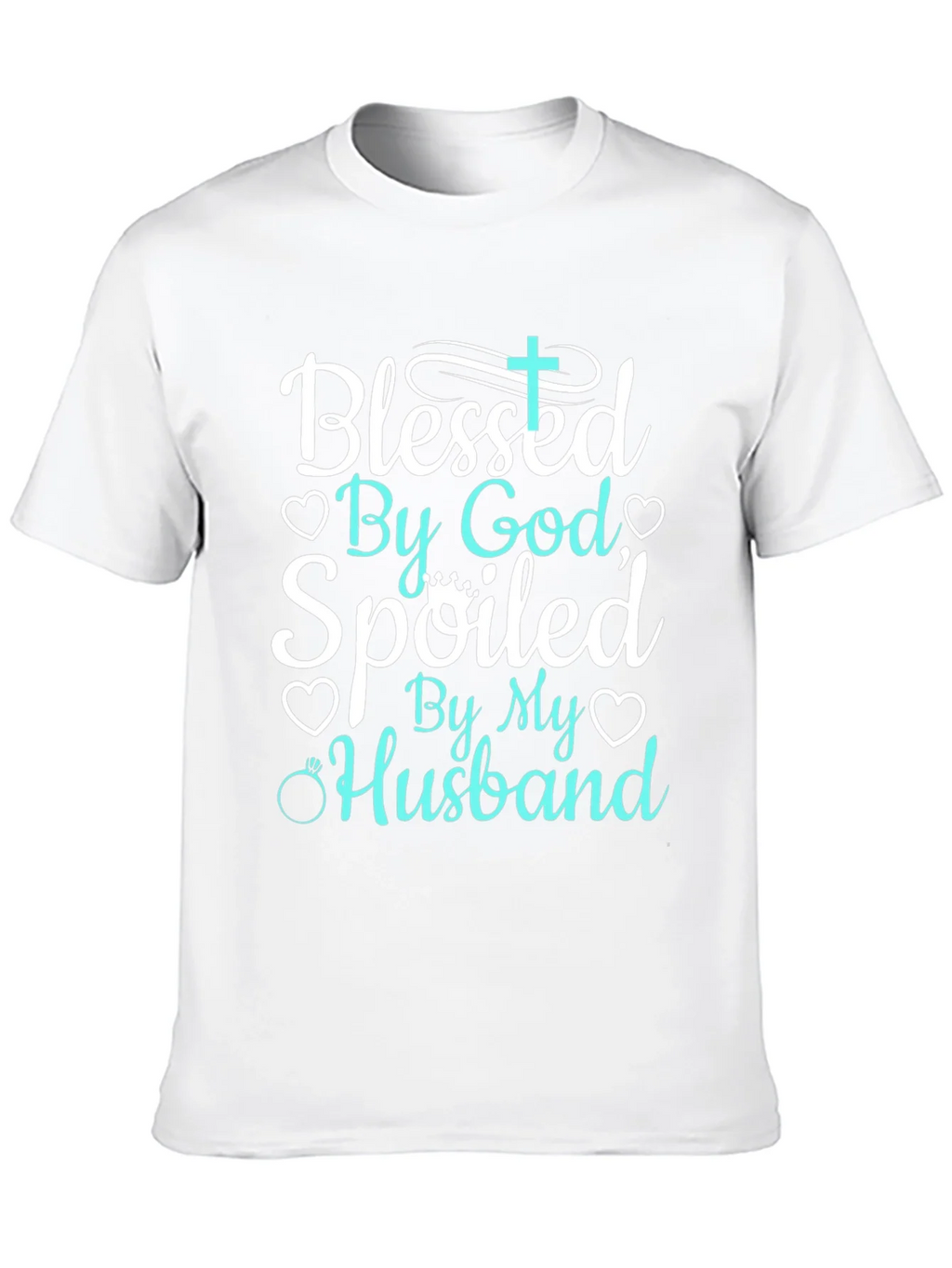 Blessed By God Spoiled By My Husband Tee product image 7