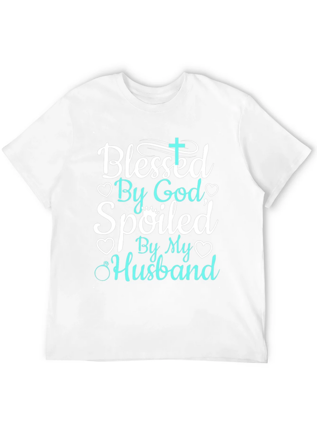Blessed By God Spoiled By My Husband Tee product image 9