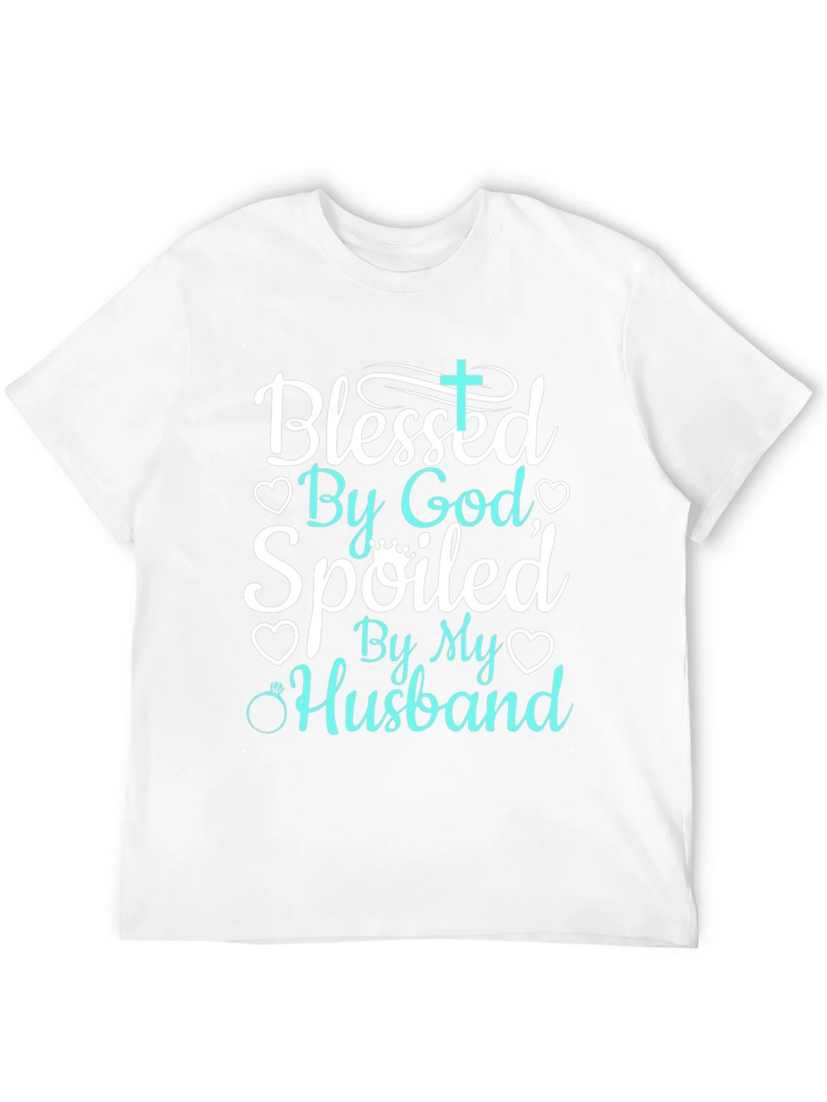 Blessed By God Spoiled By My Husband Tee product image 9