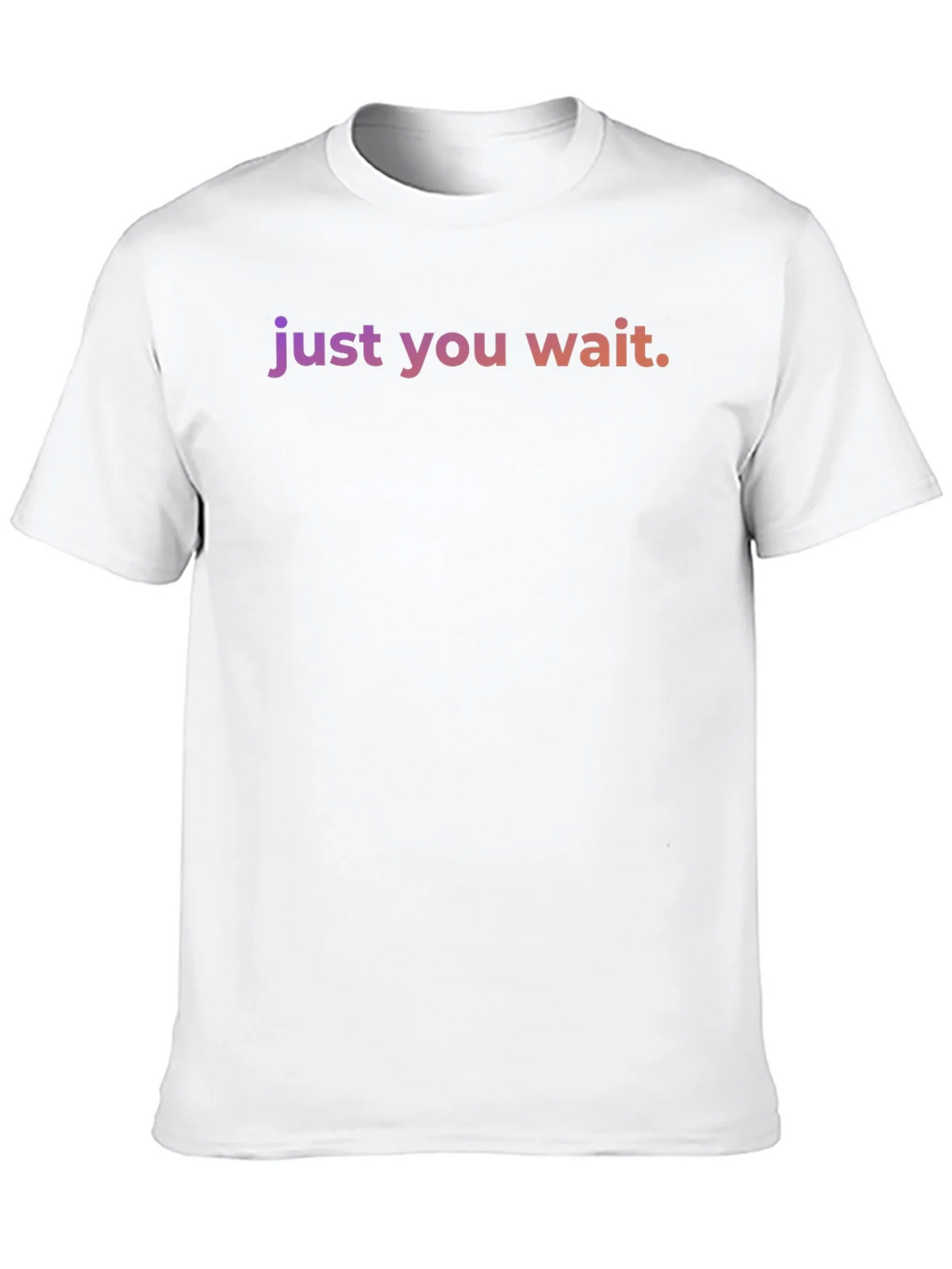 Just You Wait Graphic Tee - Black Casual Shirt product image 4