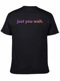 Just You Wait Graphic Tee - Black Casual Shirt product image 1