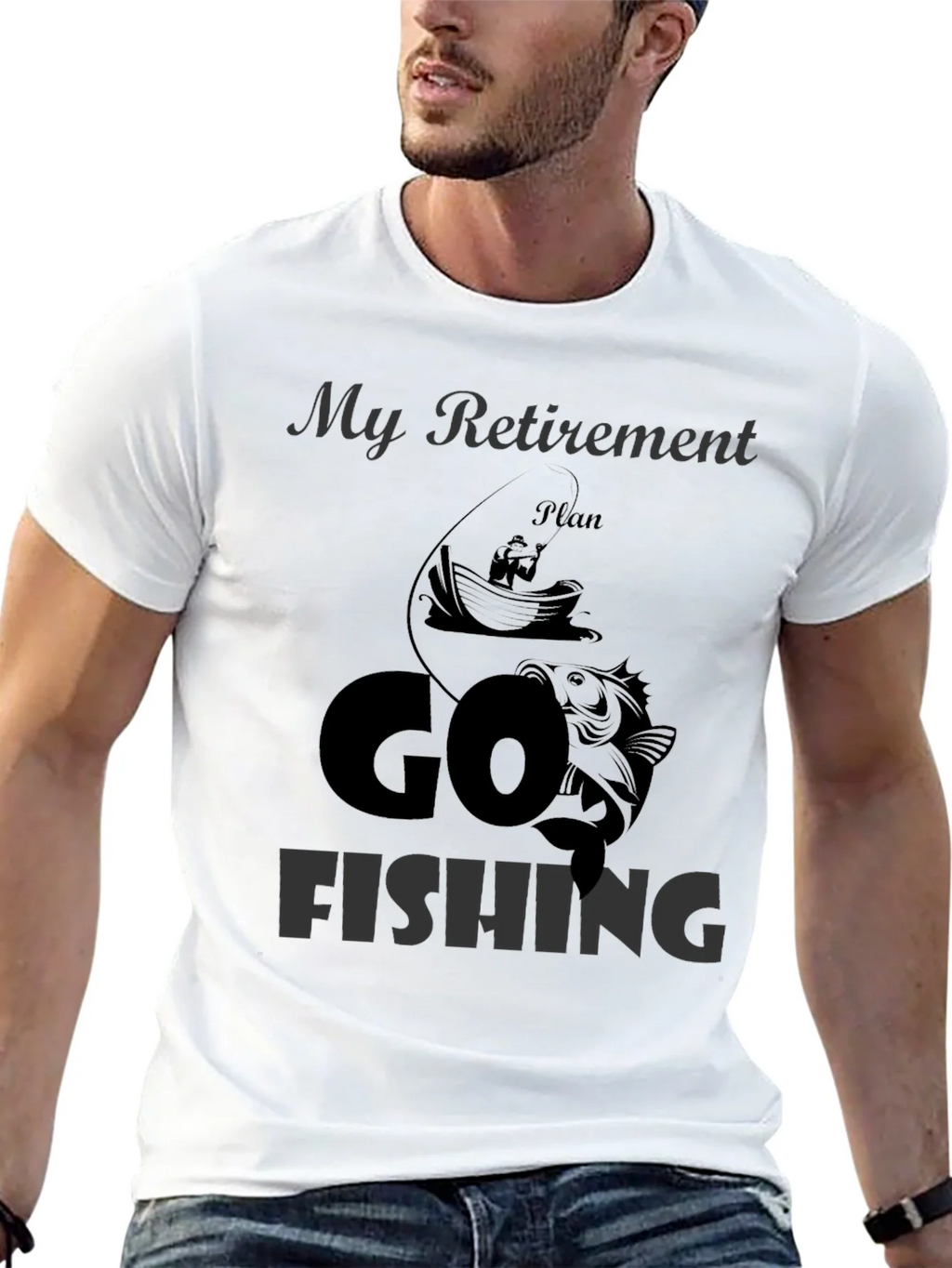 Retirement Plan Fishing T-Shirt product image 12