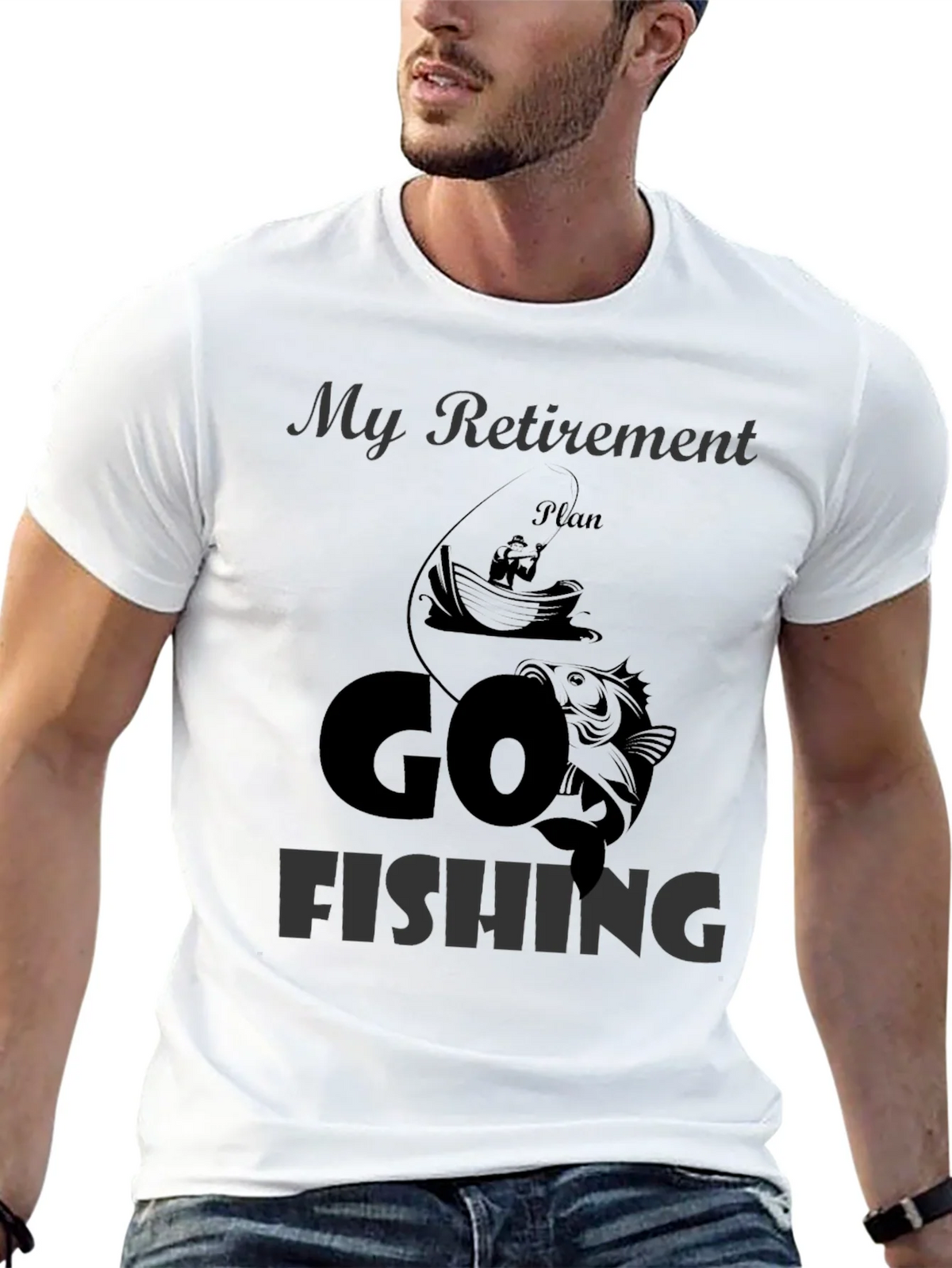 Retirement Plan Fishing T-Shirt product image 12