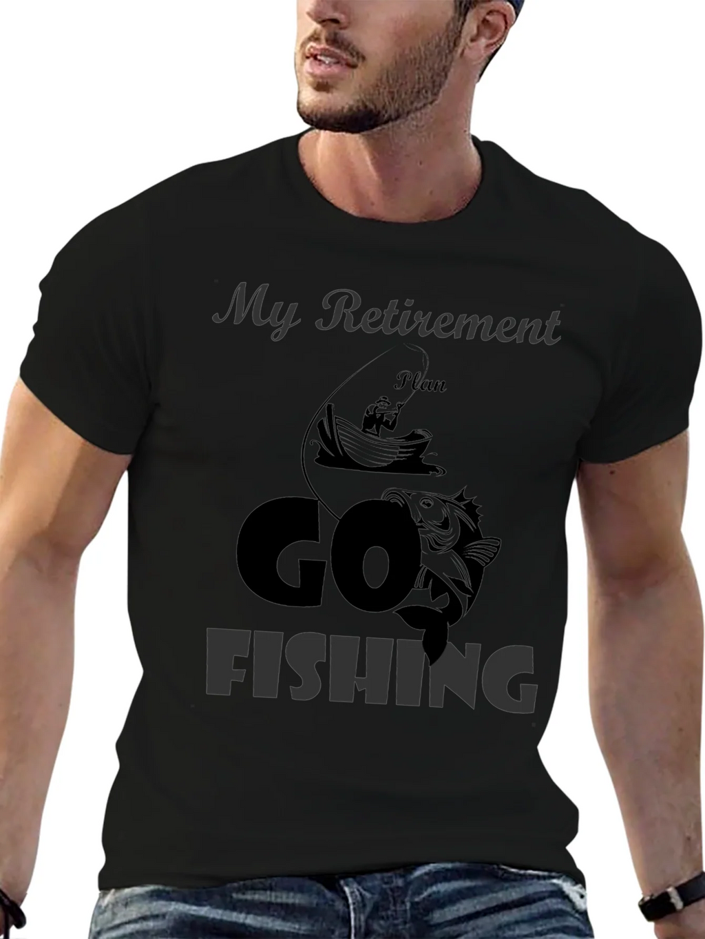 Retirement Plan Fishing T-Shirt product image 6