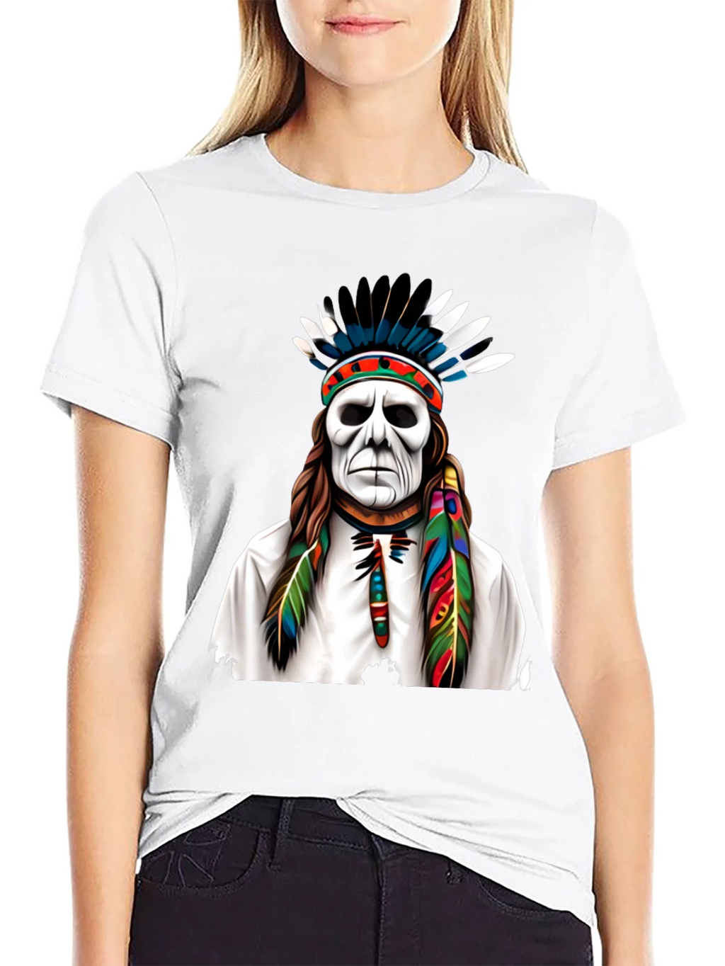Native American Headdress Graphic Tee product image 8