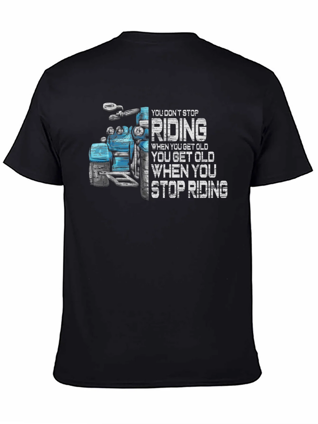 Motorcycle Riding T-Shirt - You Dont Stop product image 4