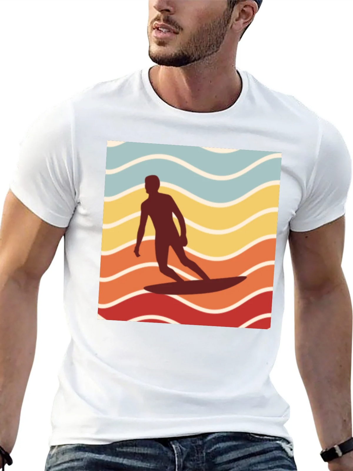 Retro Surfer Graphic Tee product image 12
