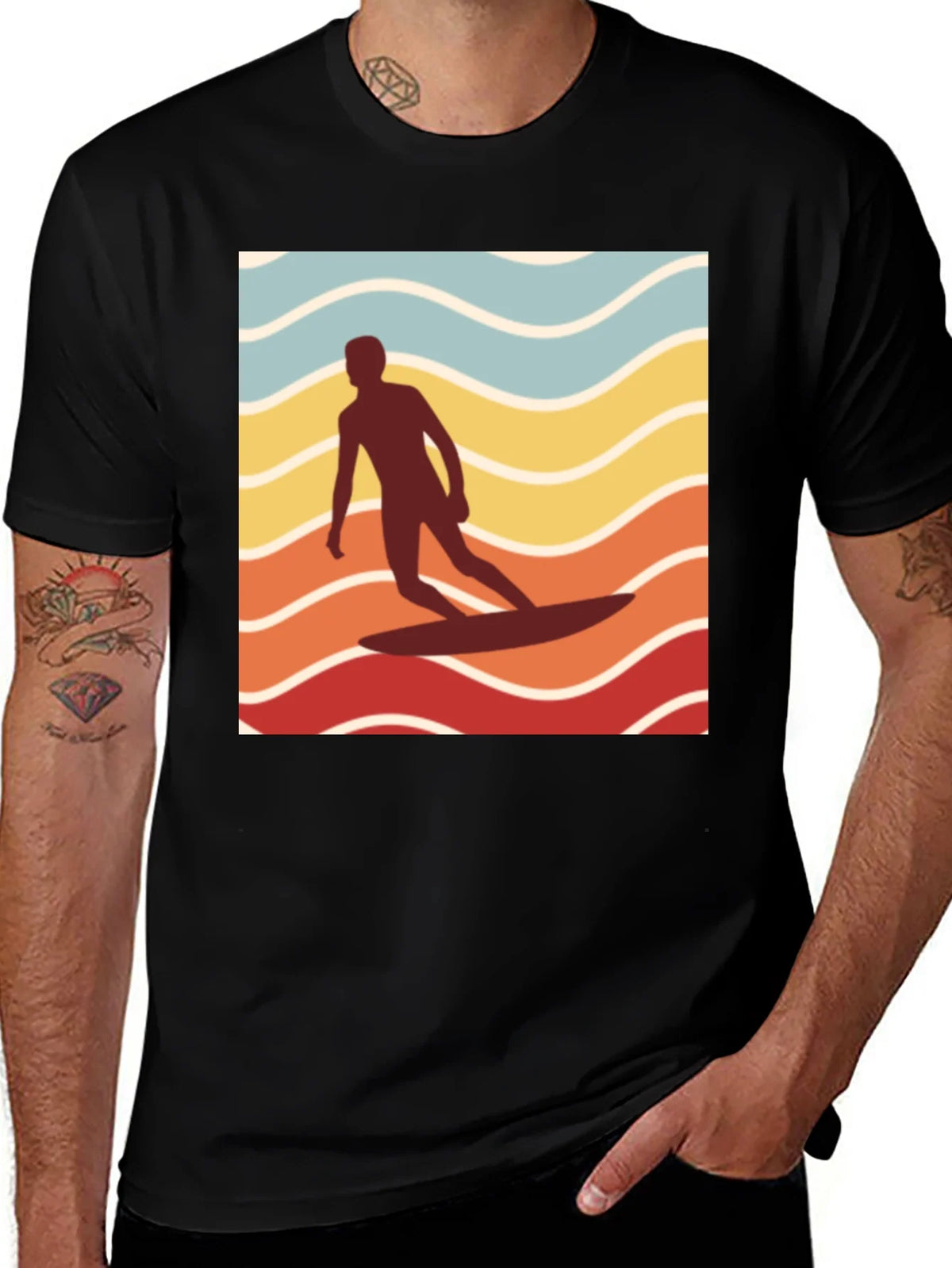 Retro Surfer Graphic Tee product image 1