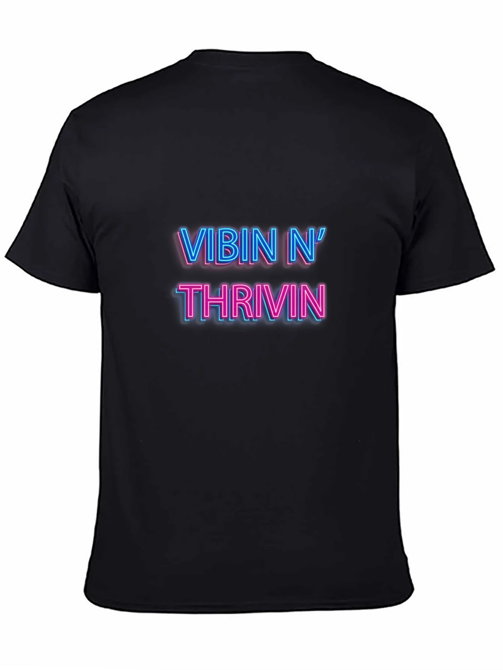 Vibin N Thrivin Black T-Shirt product image 4