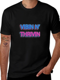 Vibin N Thrivin Black T-Shirt product image 1