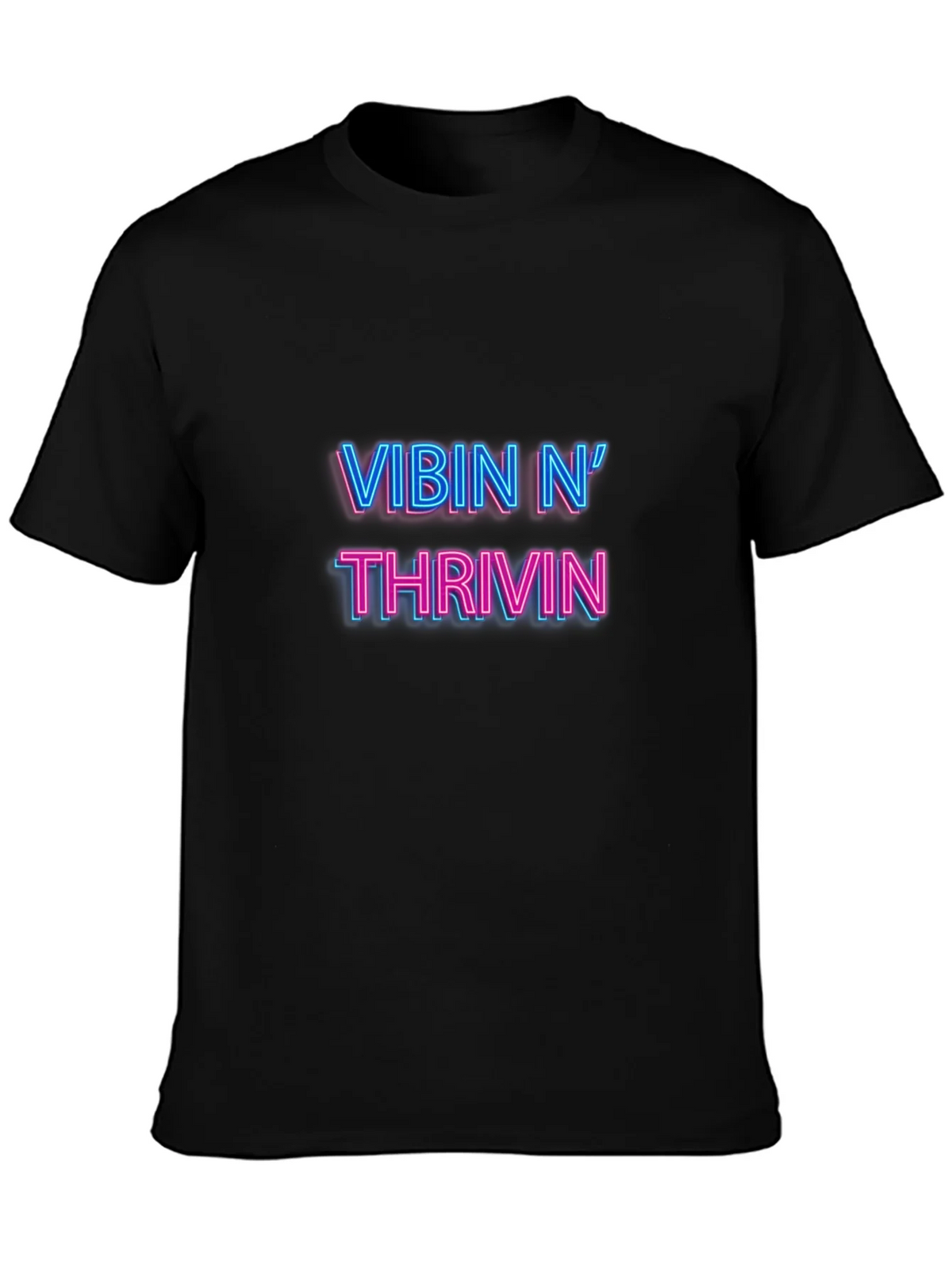 Vibin N Thrivin Black T-Shirt product image 3