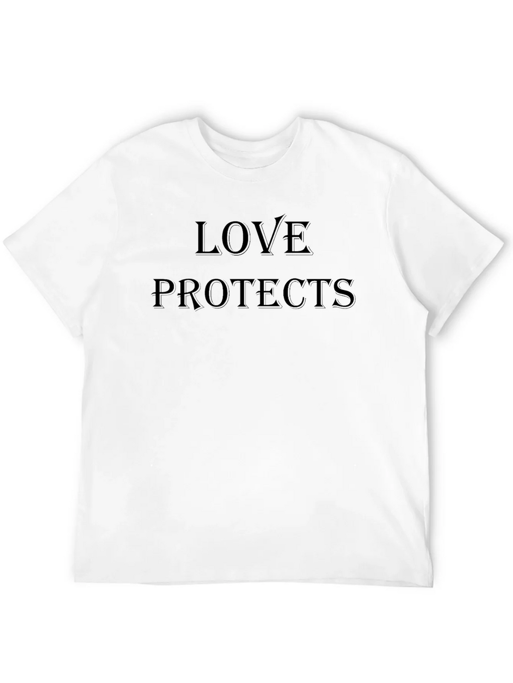 Love Protects Black T-Shirt product image 11