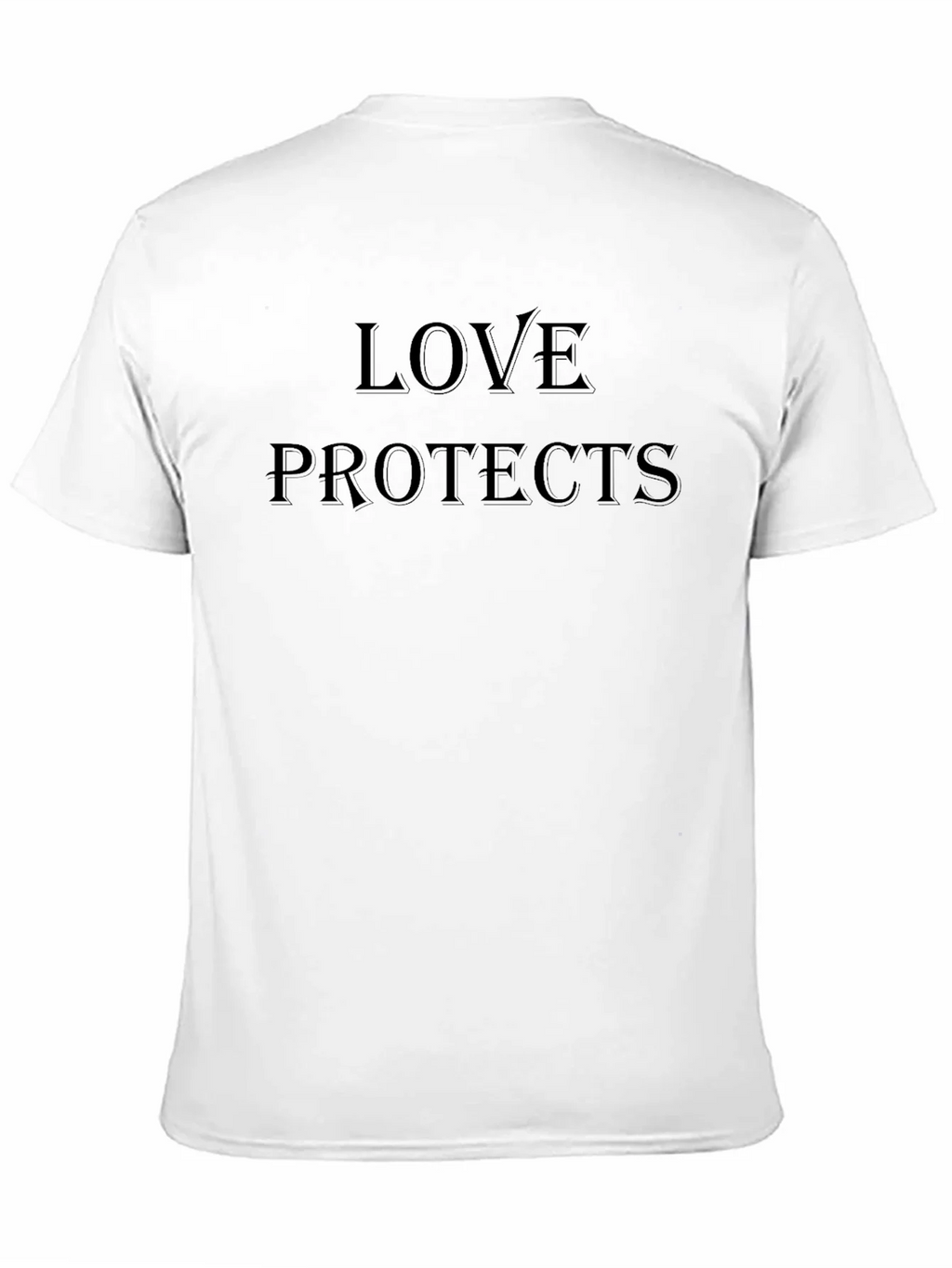 Love Protects Black T-Shirt product image 10