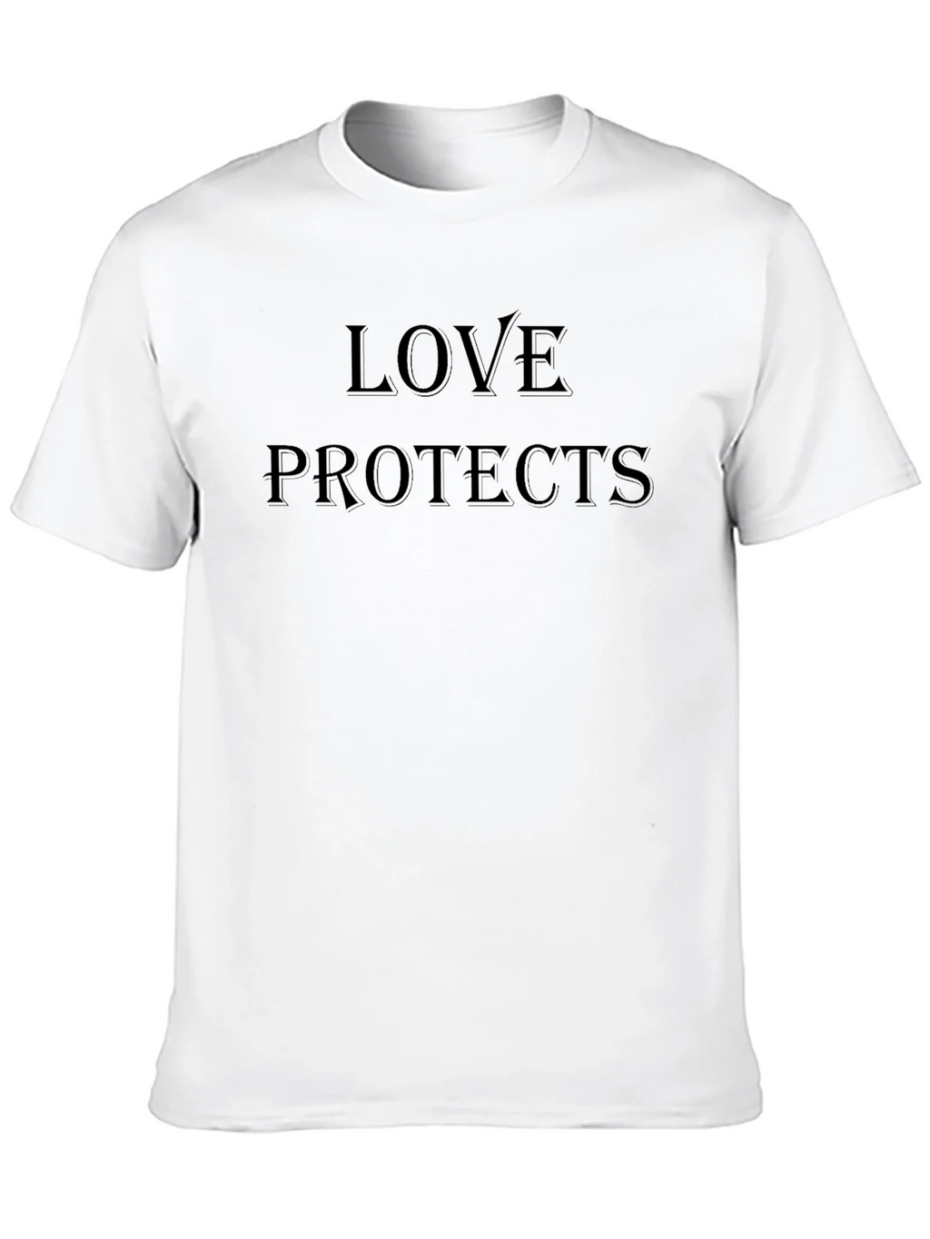 Love Protects Black T-Shirt product image 9