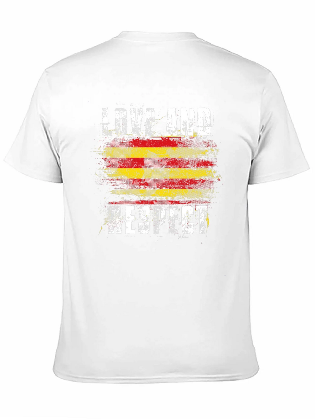 Love and Respect Graphic Tee - Catalonia Flag Style product image 10