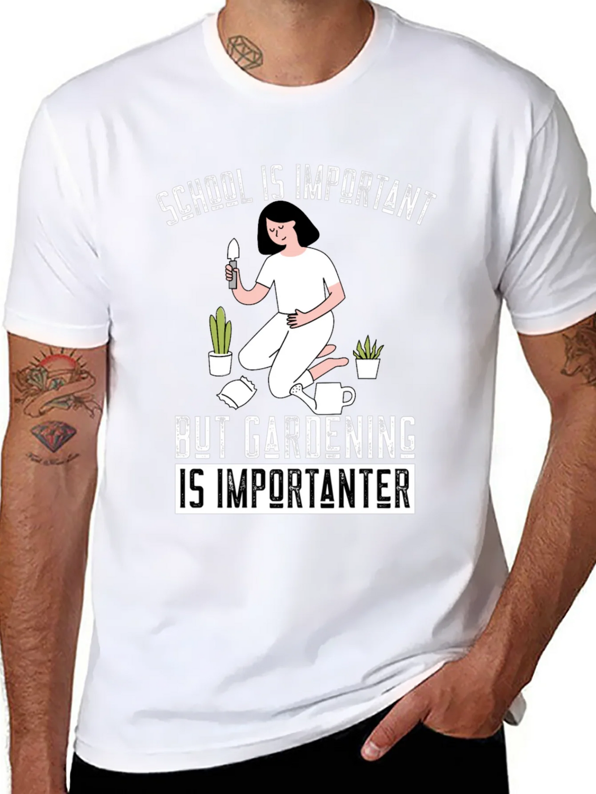 Gardening is Importanter T-Shirt product image 7