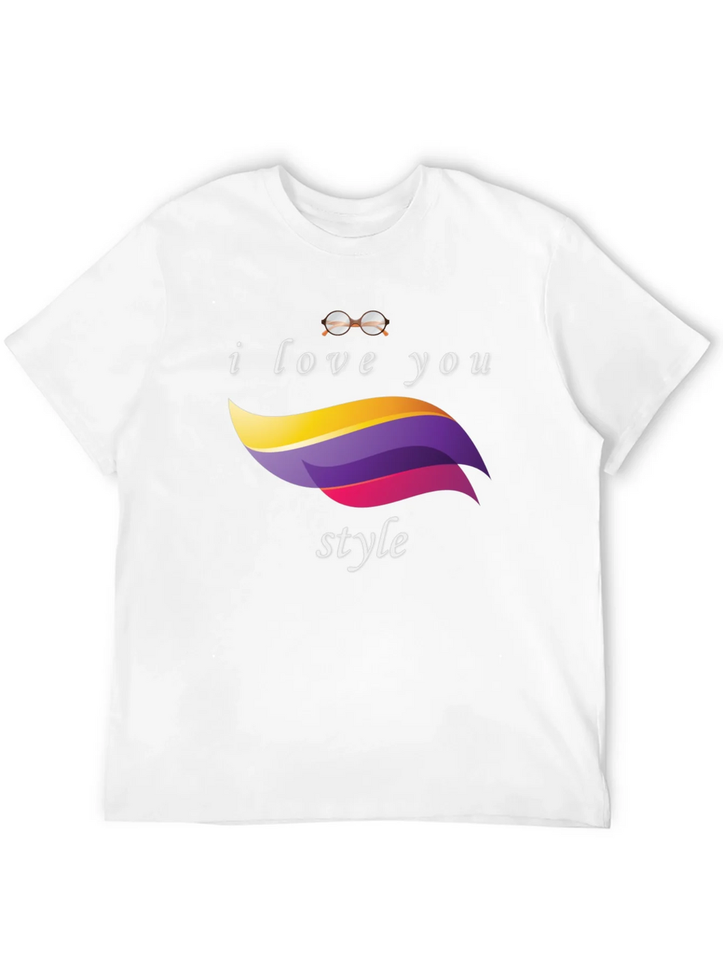 I Love You Style Black T-Shirt product image 11