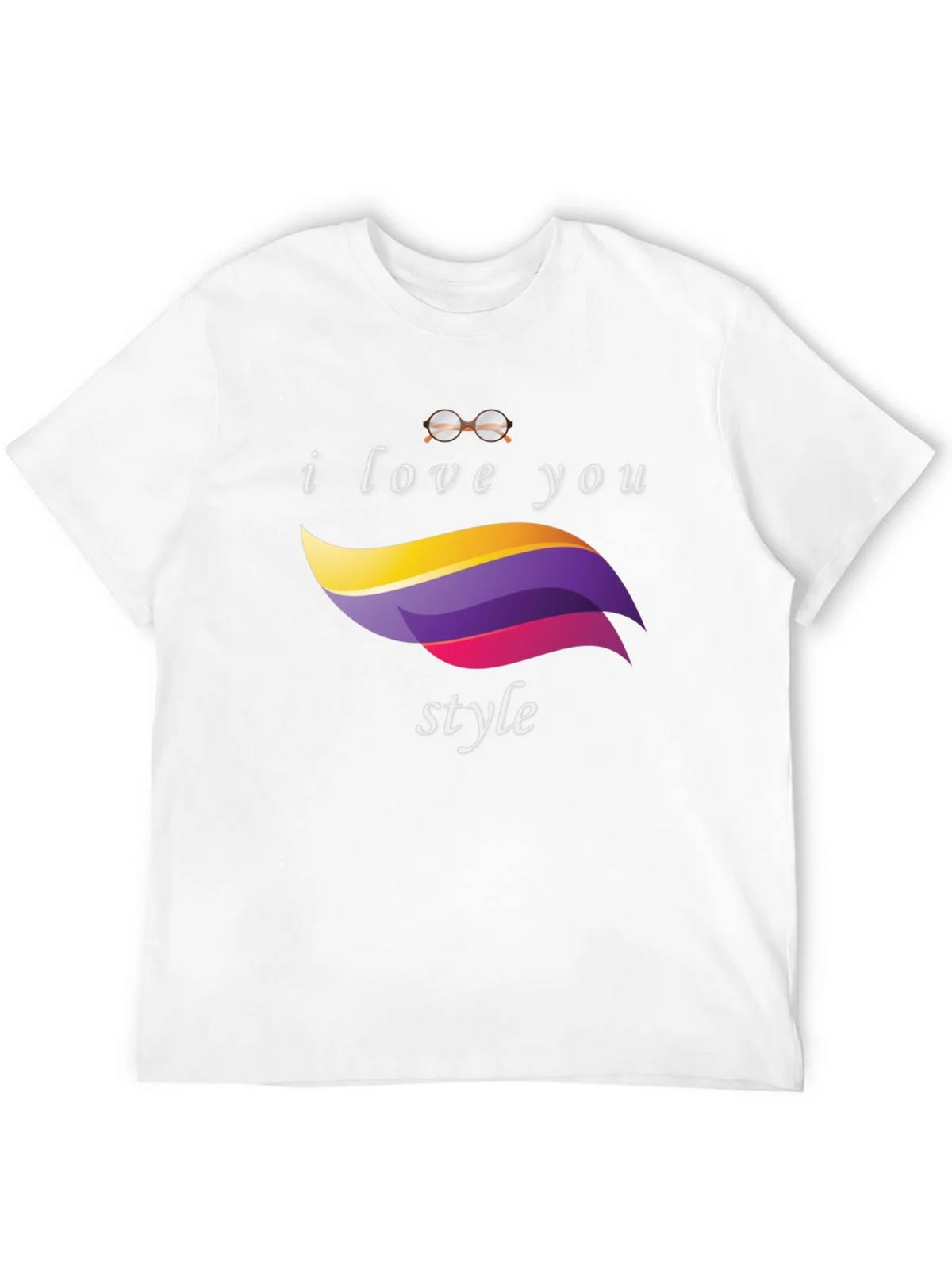 I Love You Style Black T-Shirt product image 11