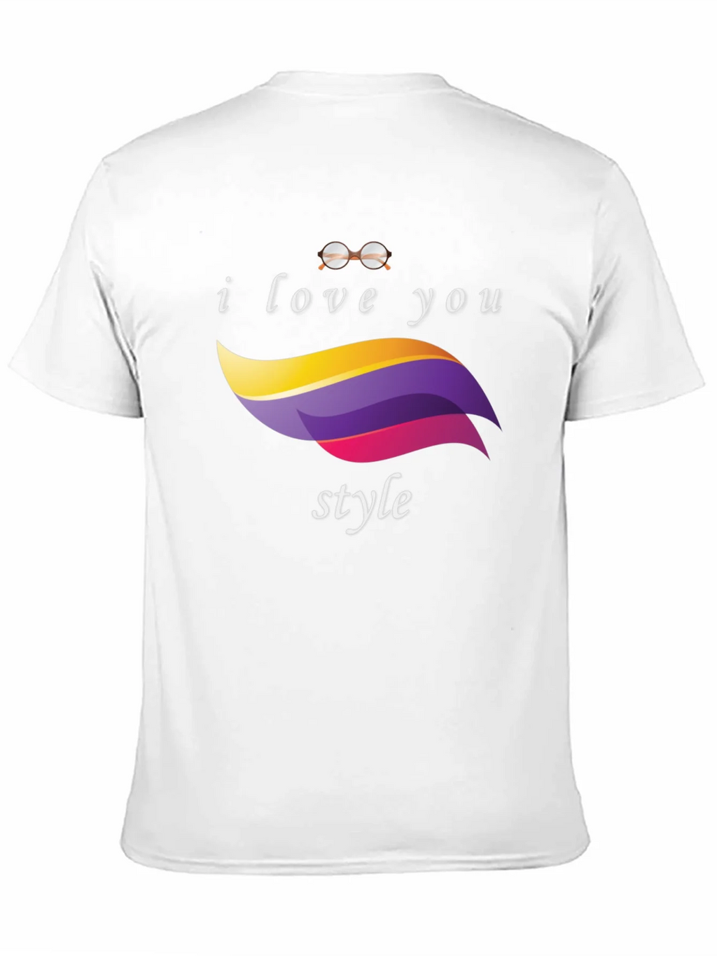 I Love You Style Black T-Shirt product image 10