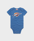 OKC Thunder Logo Baby One Piece