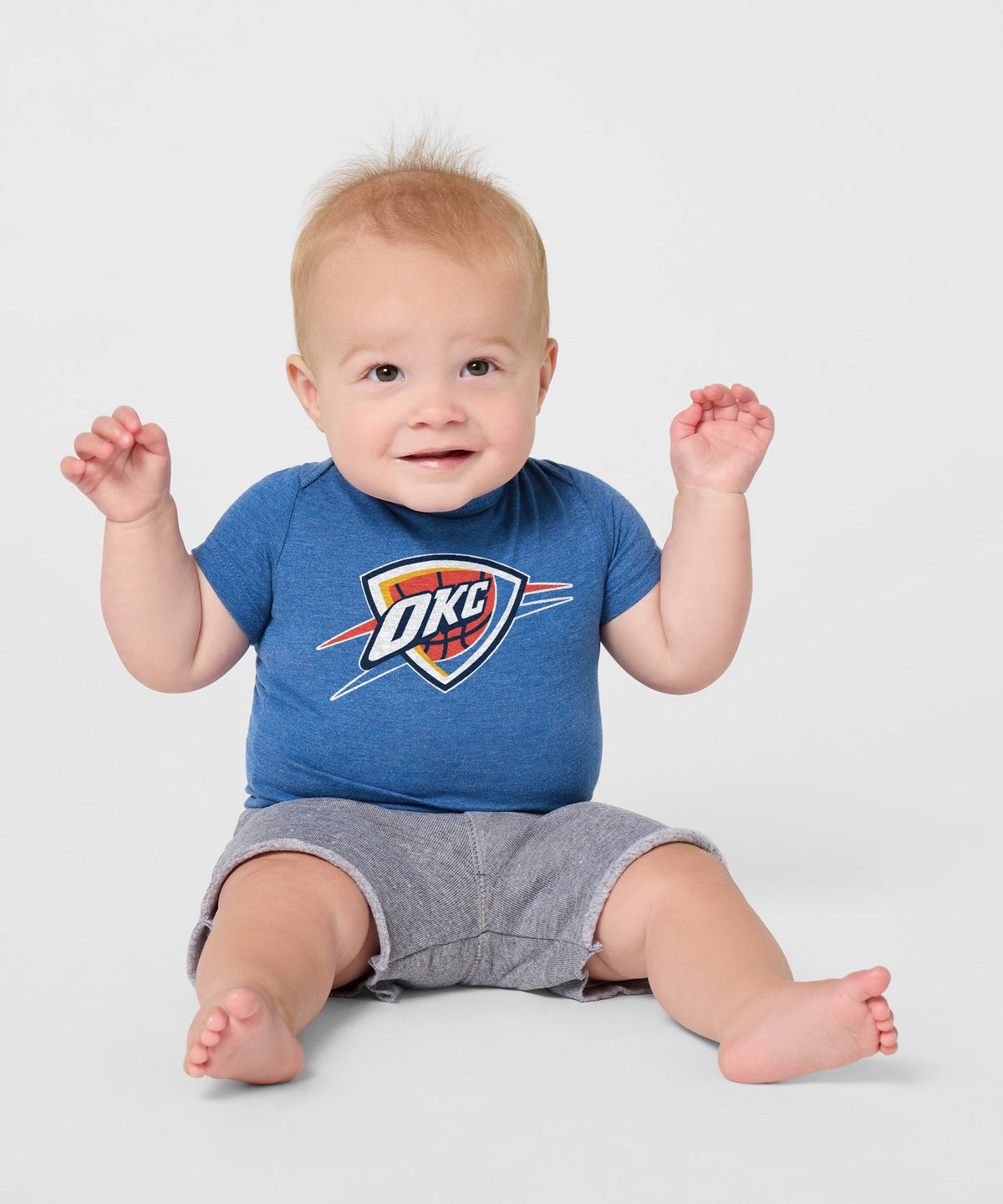 OKC Thunder Logo Baby One Piece