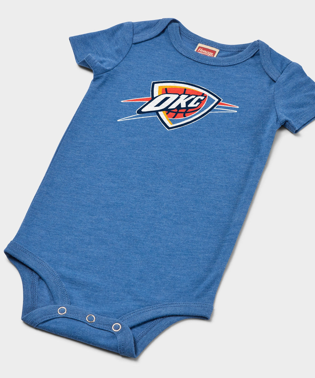 OKC Thunder Logo Baby One Piece
