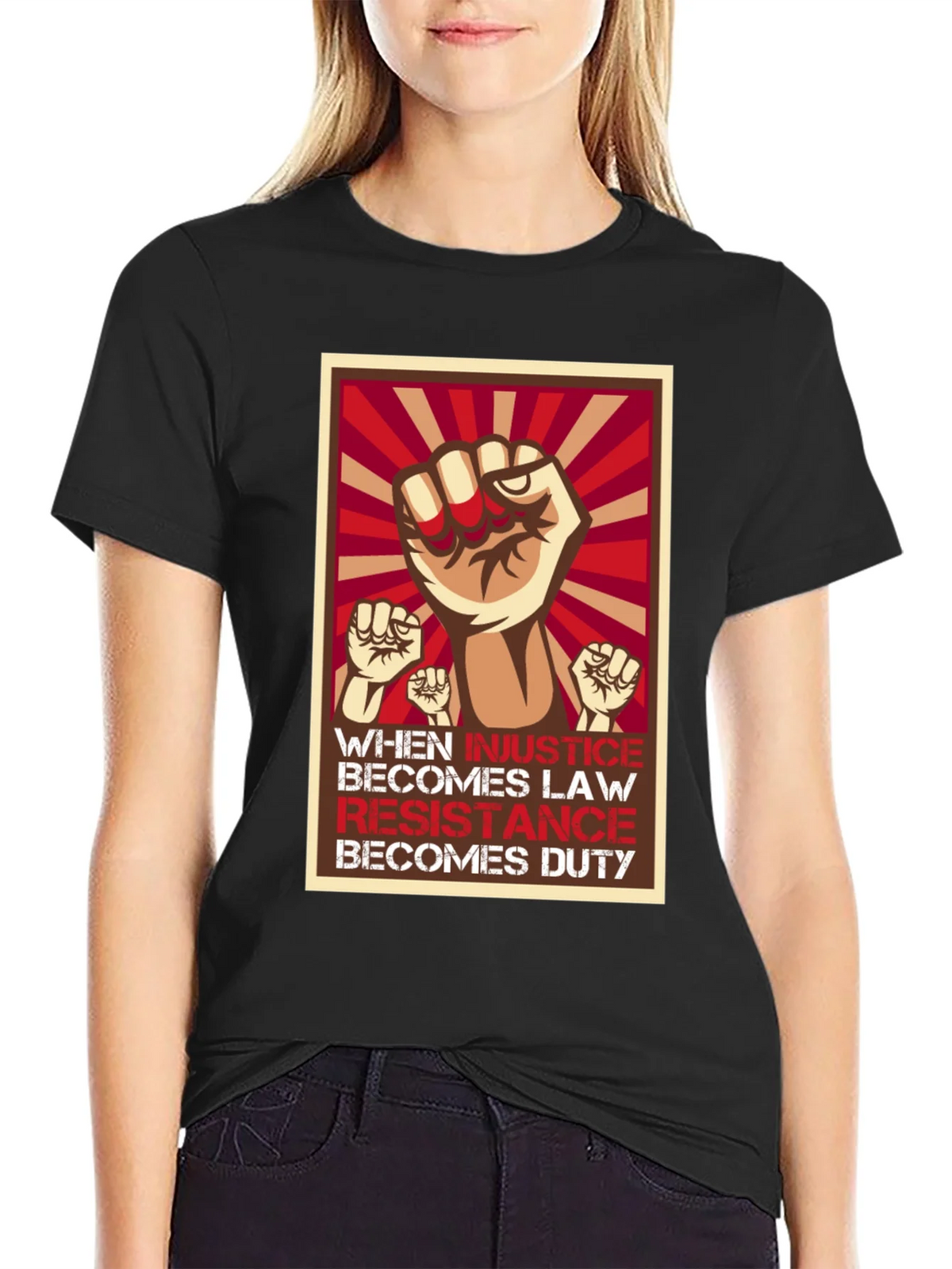 Resistance T-Shirt: When Injustice Becomes Law product image 2