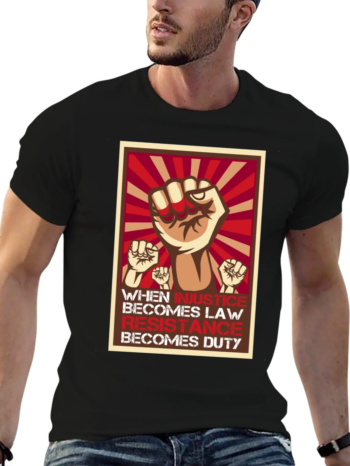 Resistance T-Shirt: When Injustice Becomes Law product image 6