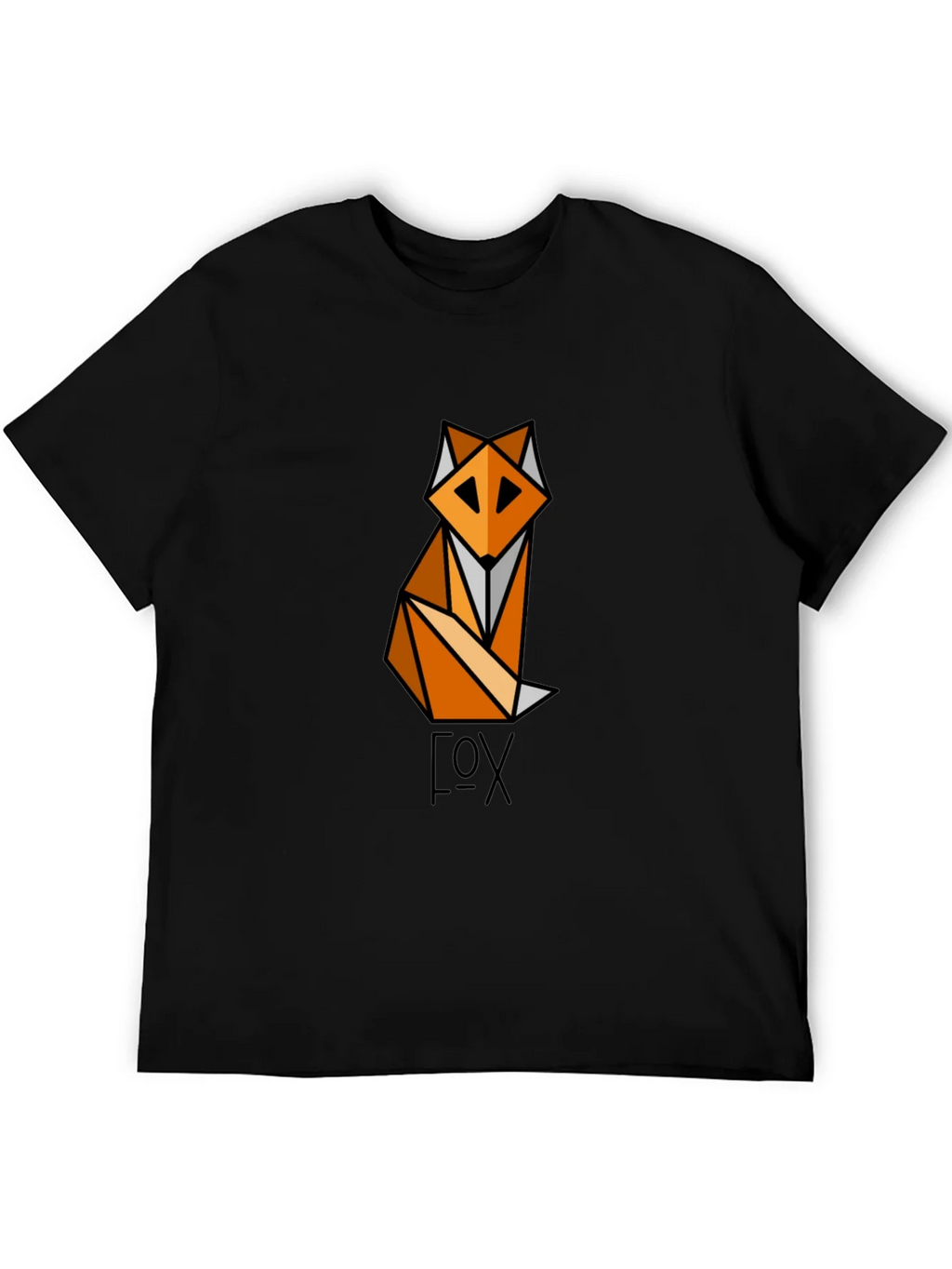 Geometric Fox Graphic T-Shirt product image 5