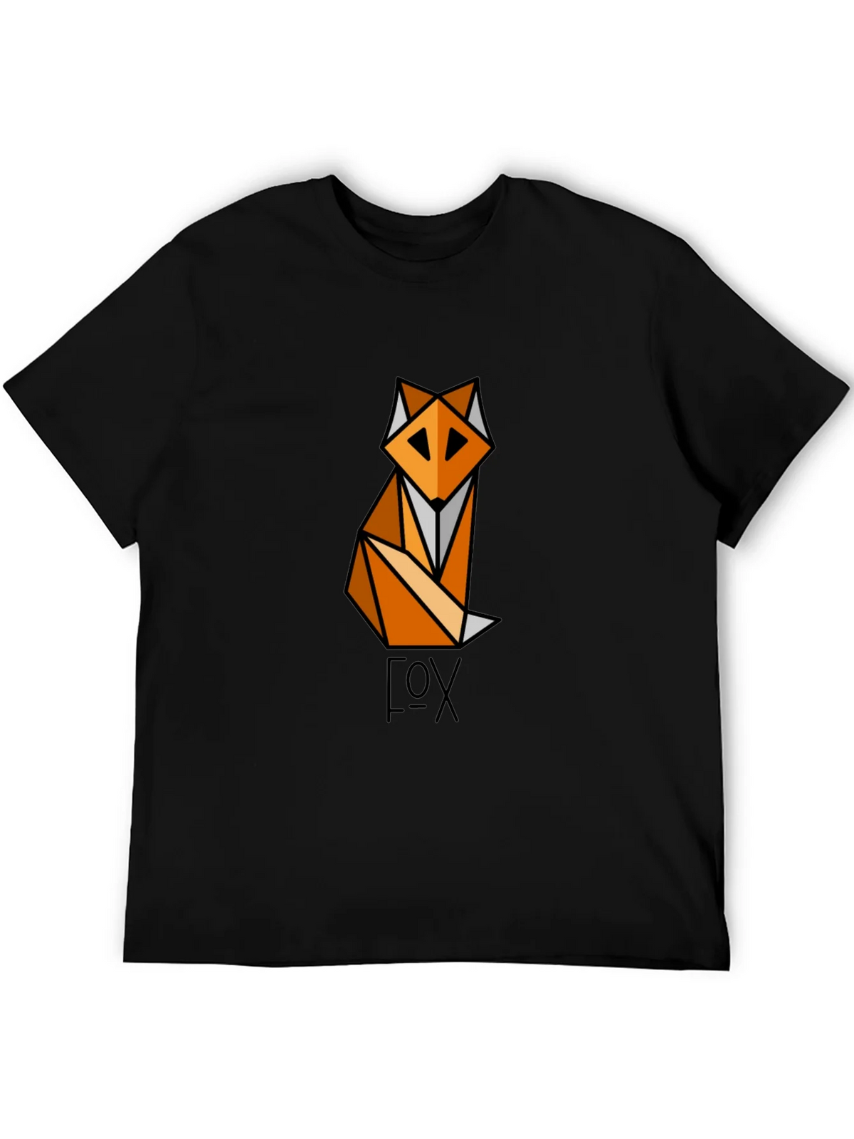 Geometric Fox Graphic T-Shirt product image 5