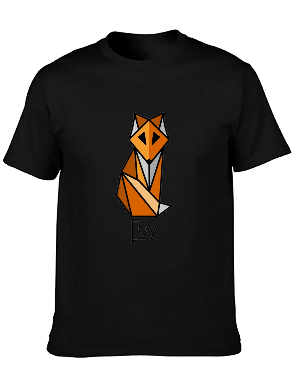 Geometric Fox Graphic T-Shirt product image 3
